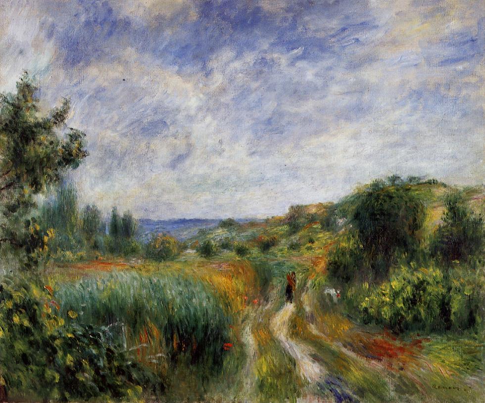 Landscape near Essoyes 1892